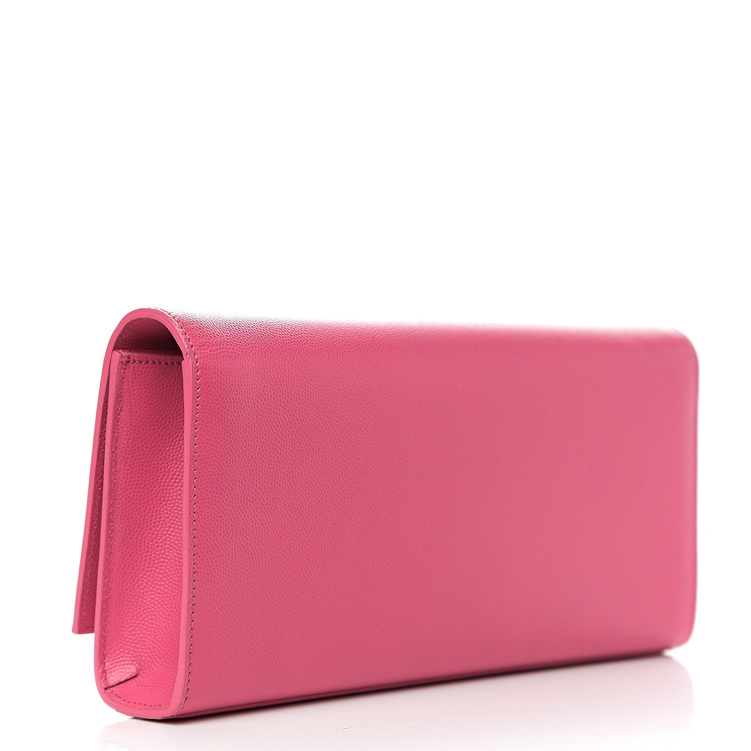 Saint Laurent Grain De Poudre Classic Monogram Cassandre Clutch Lipstick Fuchsia 2 of 9