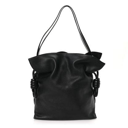 Loewe Calfskin Large Flamenco Knot Bag Black 1 of 10