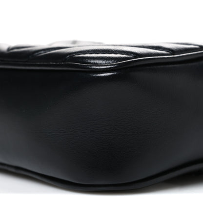 Saint Laurent Calfskin Matelasse Monogram Lou Belt Bag Black 9 of 9