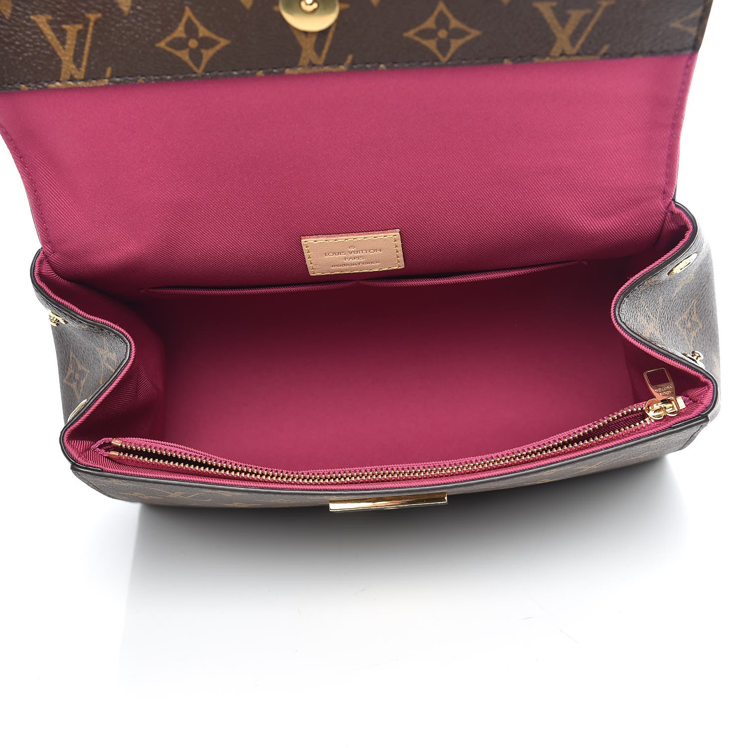 Louis Vuitton Monogram Cluny BB Bordeaux Fuchsia 6 of 9