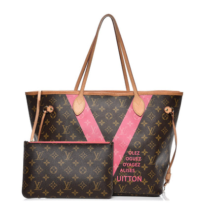 Louis Vuitton Monogram V Neverfull MM Grenade 1 of 21