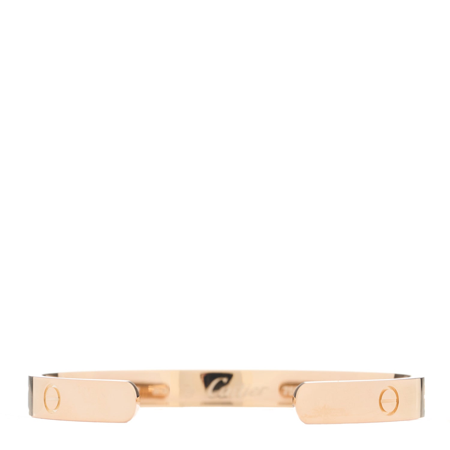 Cartier 18K Pink Gold LOVE Cuff Bracelet 17 3 of 4