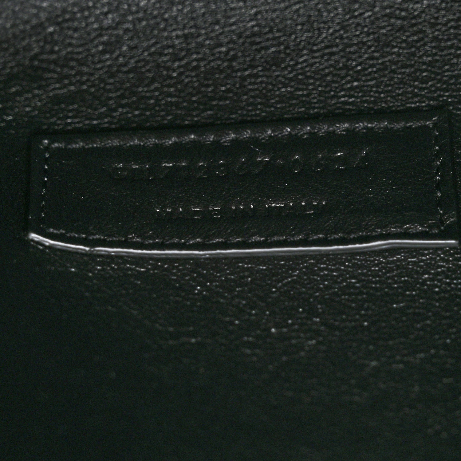 Saint Laurent Calfskin Crocodile Embossed Paris Mini Toy Shopper Tote Black 7 of 10
