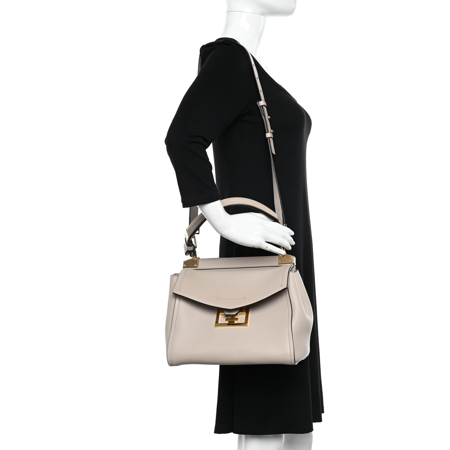 Givenchy Calfskin Small Mystic Shoulder Bag Natural 2 of 13