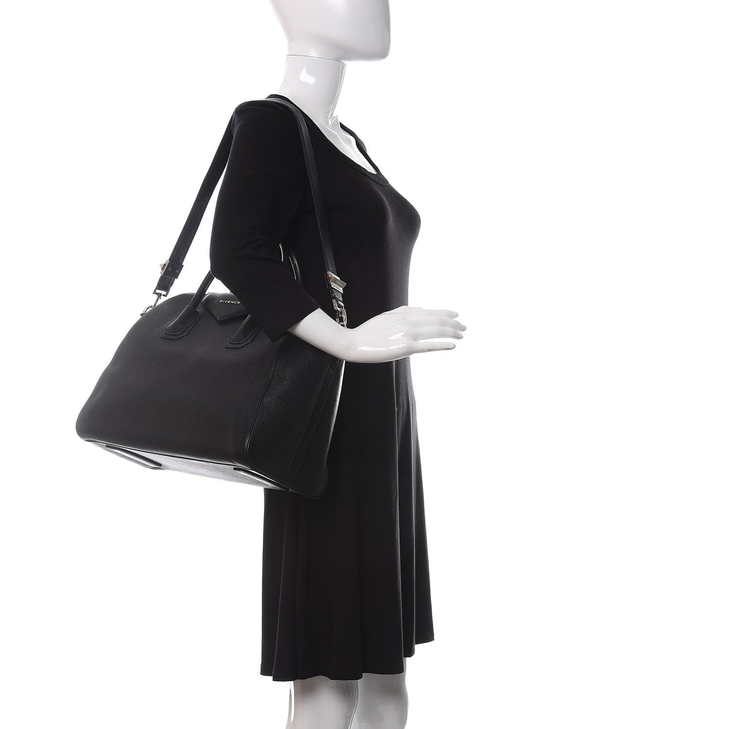 Givenchy Sugar Goatskin Medium Antigona Black 2 of 13