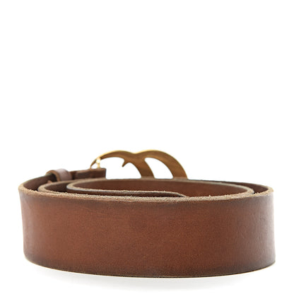 Gucci Faded Calfskin Double G 40mm Belt 80 32 Cuir 3 of 7
