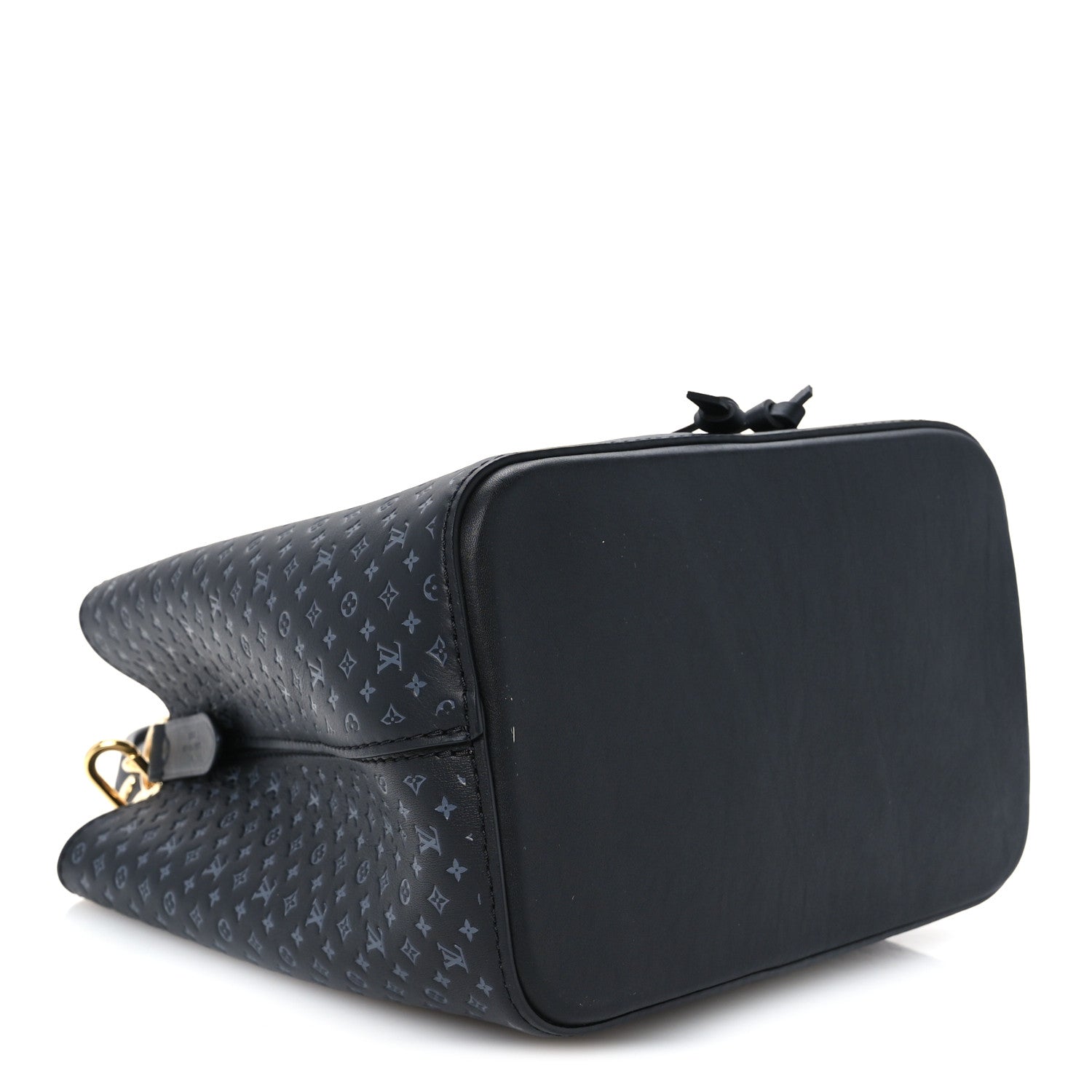Louis Vuitton Calfskin Nanogram Embossed Neonoe BB Black 4 of 10