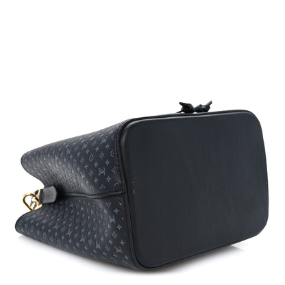 Louis Vuitton Calfskin Nanogram Embossed Neonoe BB Black 4 of 10