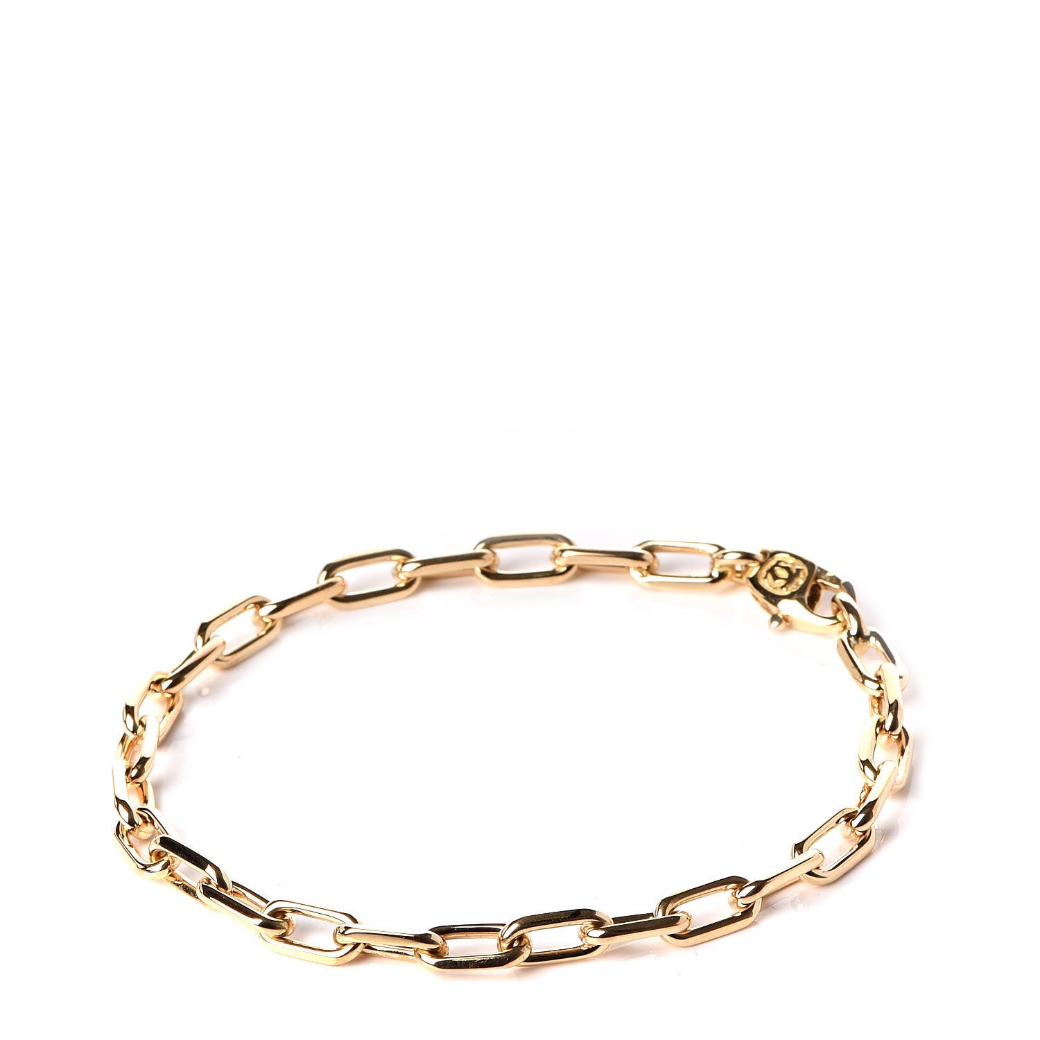 Cartier 18K Yellow Gold Spartacus Link Chain Bracelet 1 of 5