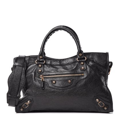 Balenciaga Agneau Giant 12 Rose Gold Hardware City Black 1 of 9