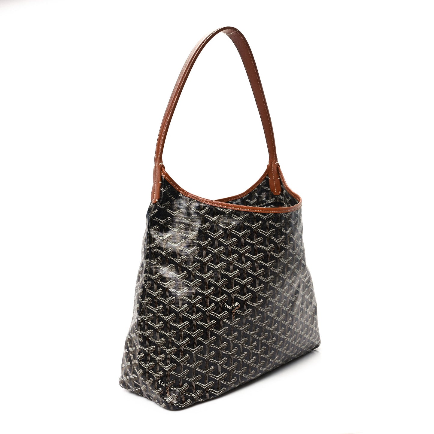 Goyardine Boheme Hobo Black Gold