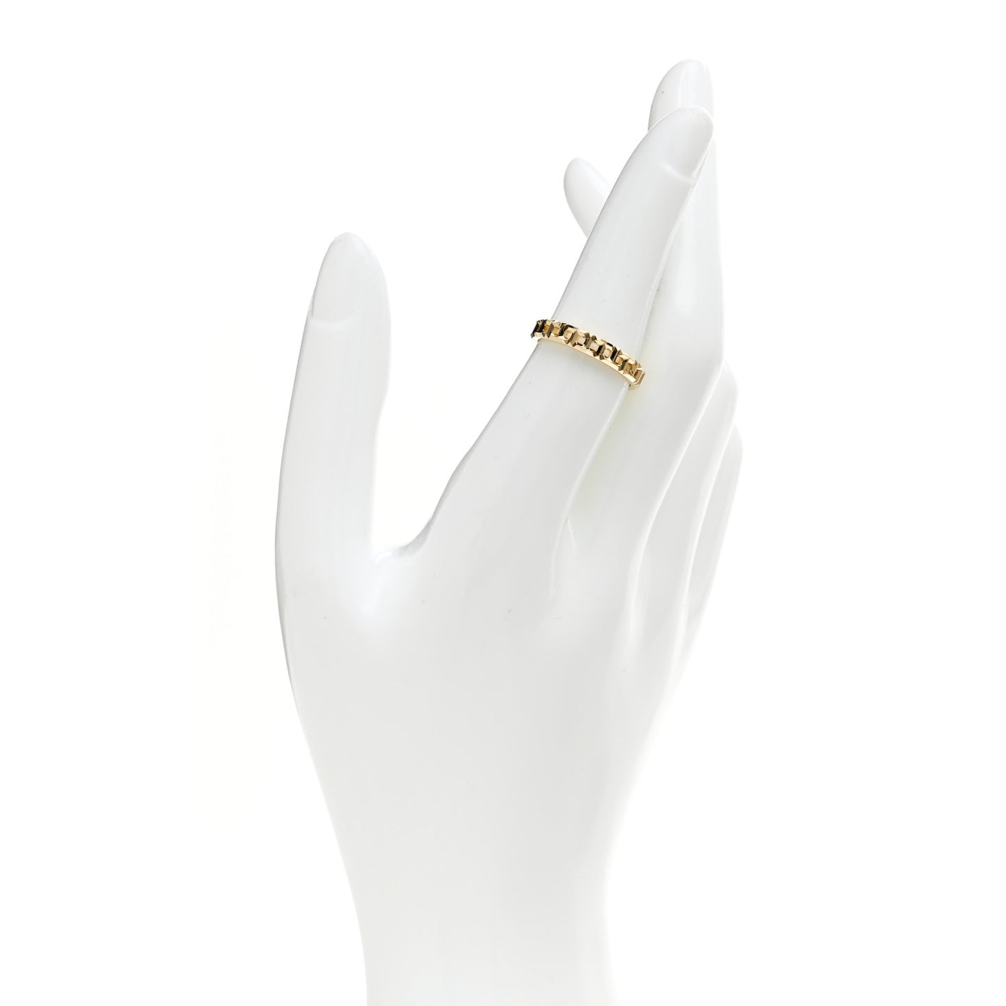 18K Yellow Gold T True Narrow Ring 53 6.5
