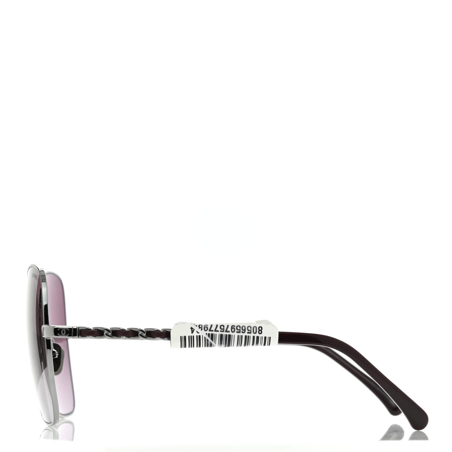 Metal Square Frame Chain Sunglasses 4274-Q