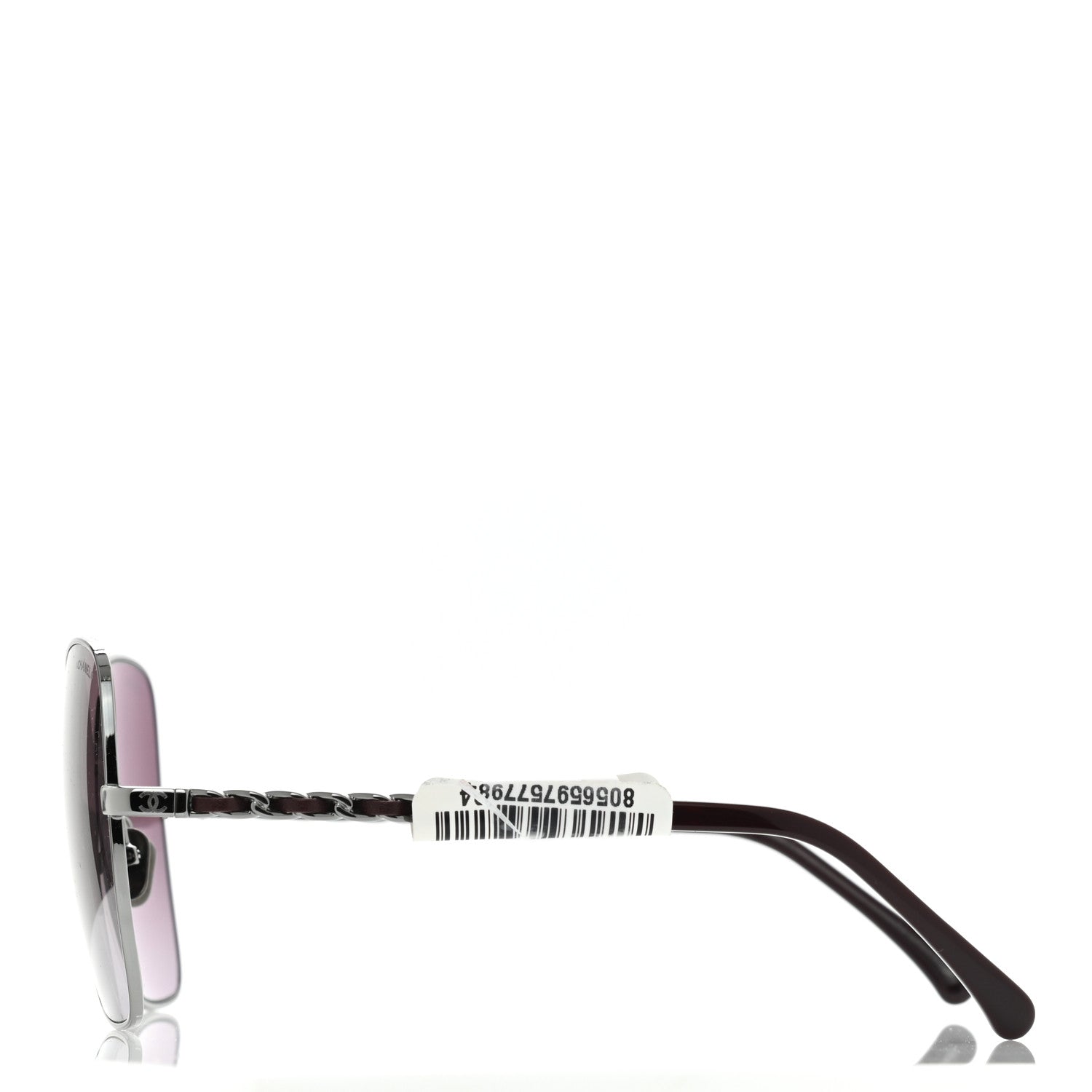 Chanel Metal Square Frame Chain Sunglasses 4274-Q 3 of 8