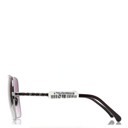 Chanel Metal Square Frame Chain Sunglasses 4274-Q 3 of 8