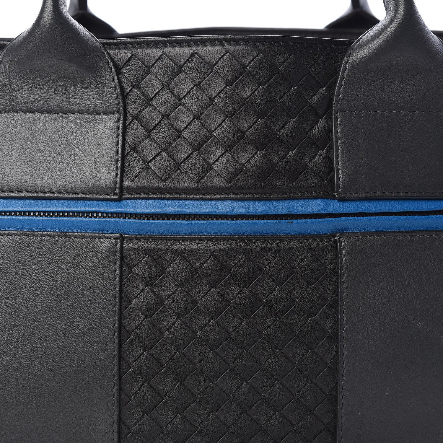 Bottega Veneta Nappa Intrecciato Stripe Tote 10 of 11