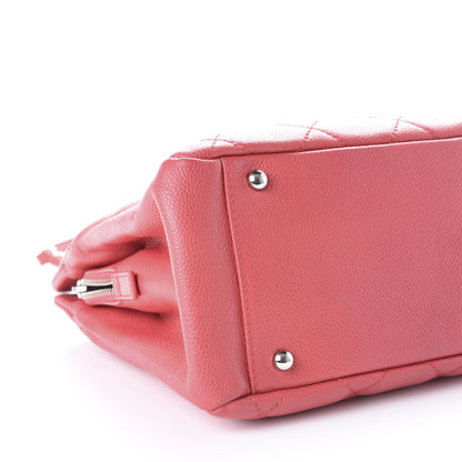 Chanel Caviar Quilted Timeless CC Soft Tote Pink 9 of 11