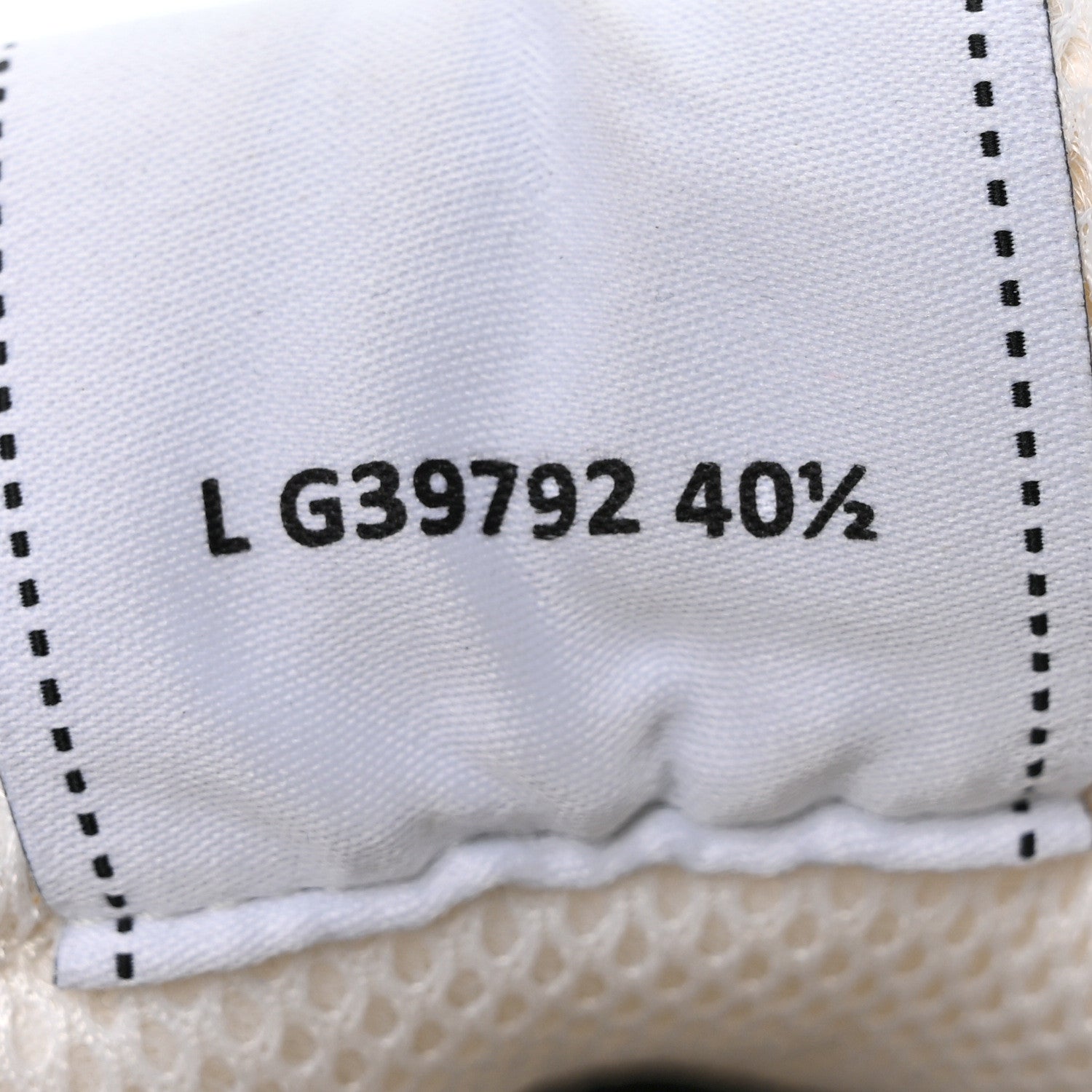 Chanel Fabric Laminated Calfskin Stretch CC Sneakers 40.5 White Silver 9 of 9