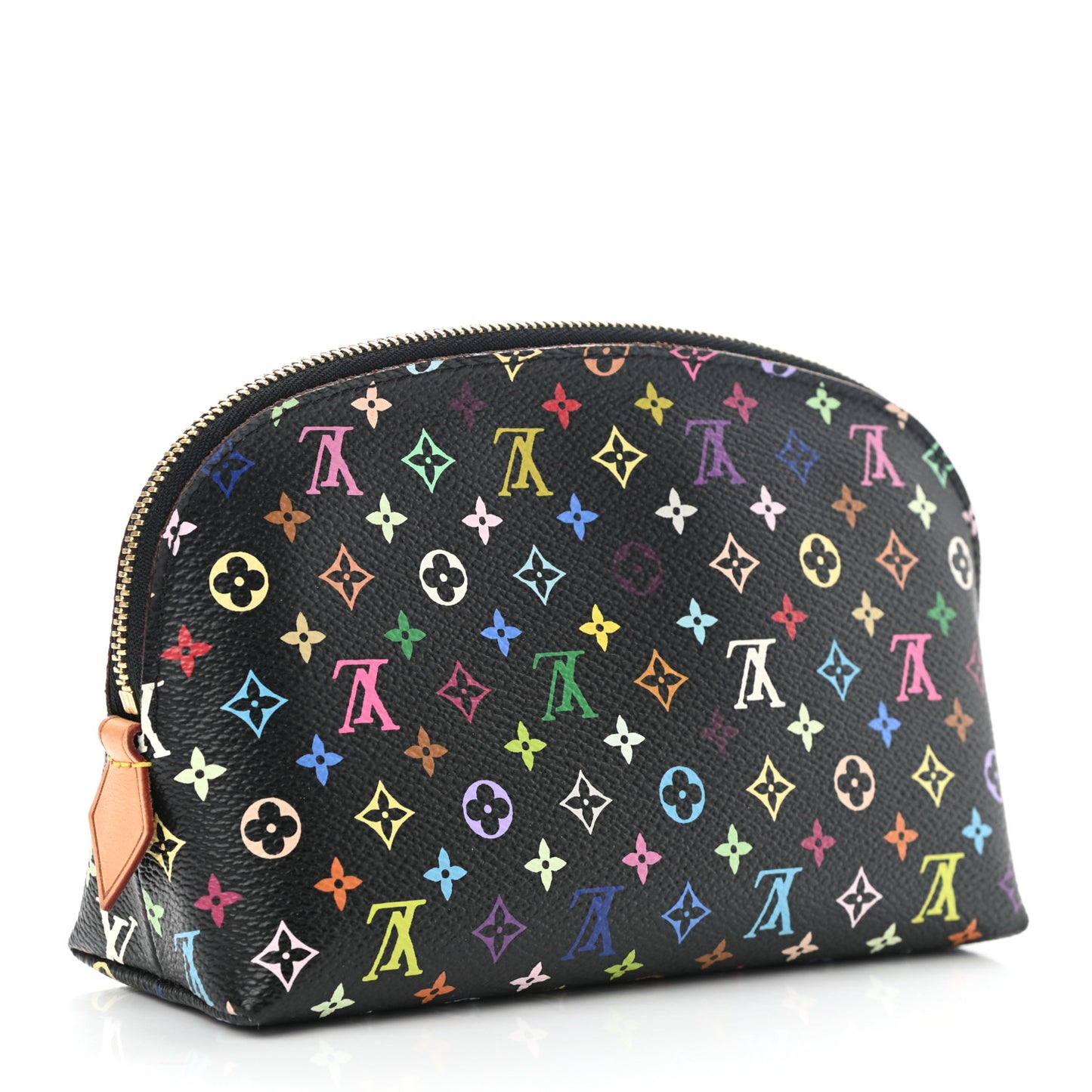 Monogram Multicolor Cosmetic Pouch Black Grenade