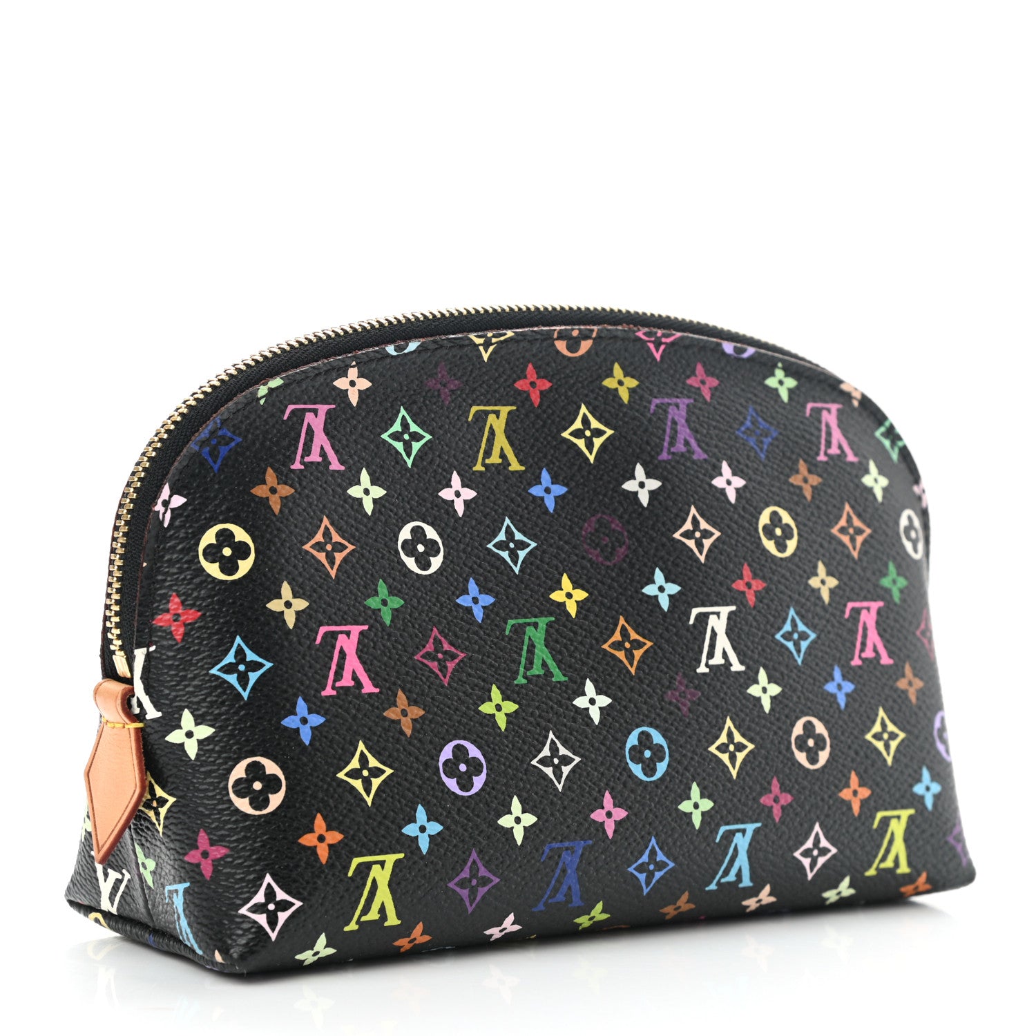Louis Vuitton Monogram Multicolor Cosmetic Pouch Black Grenade 3 of 6