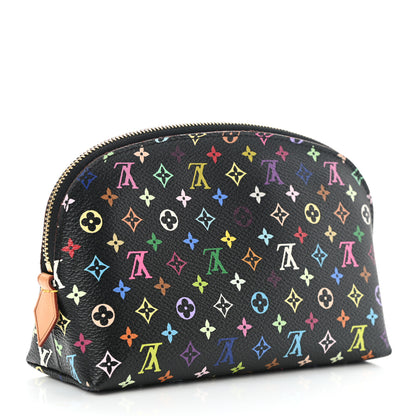 Louis Vuitton Monogram Multicolor Cosmetic Pouch Black Grenade 3 of 6