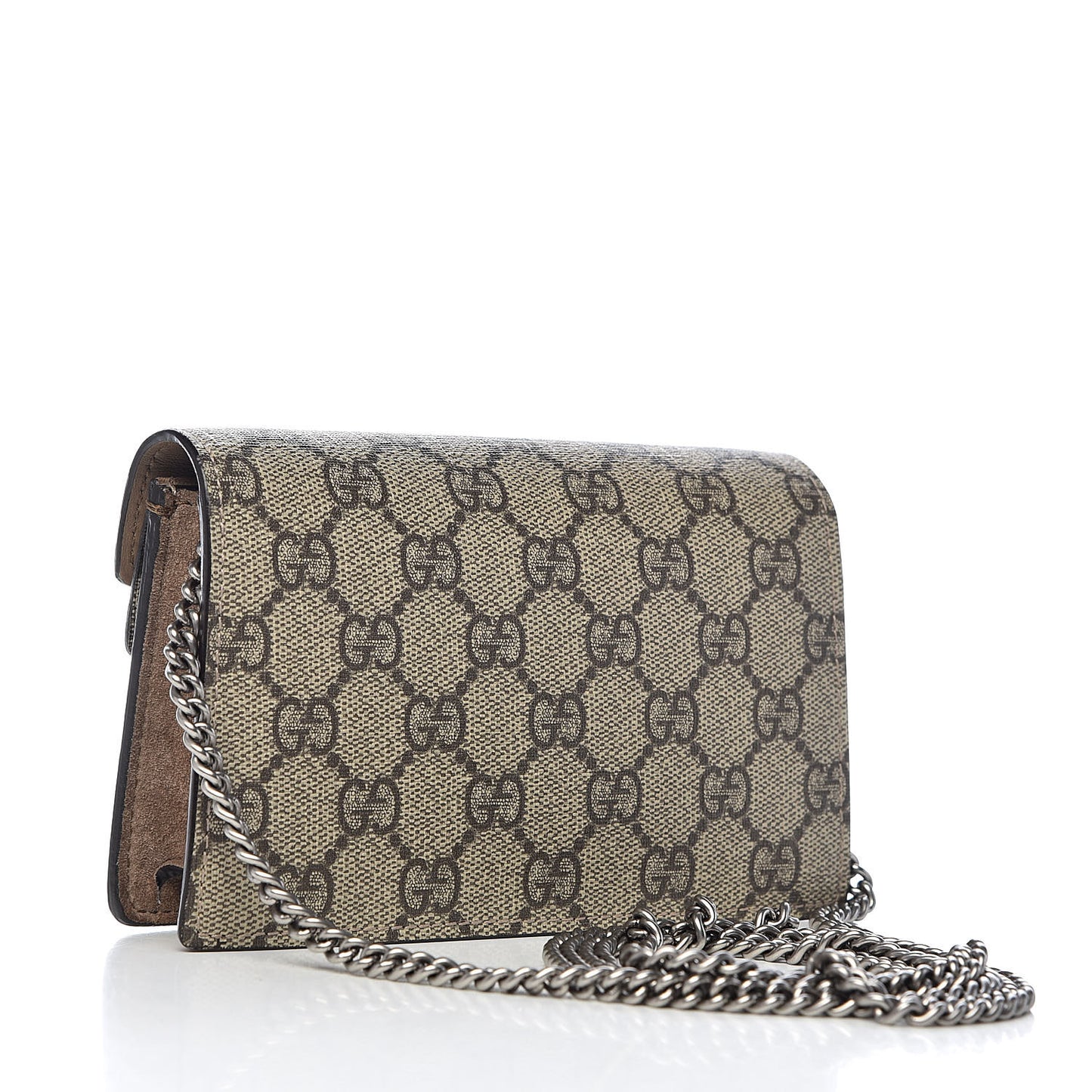 GG Supreme Monogram Super Mini Dionysus Shoulder Bag Taupe