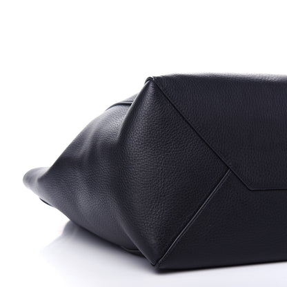 Celine Soft Grained Calfskin Small Belt Cabas Phantom Black 7 of 10