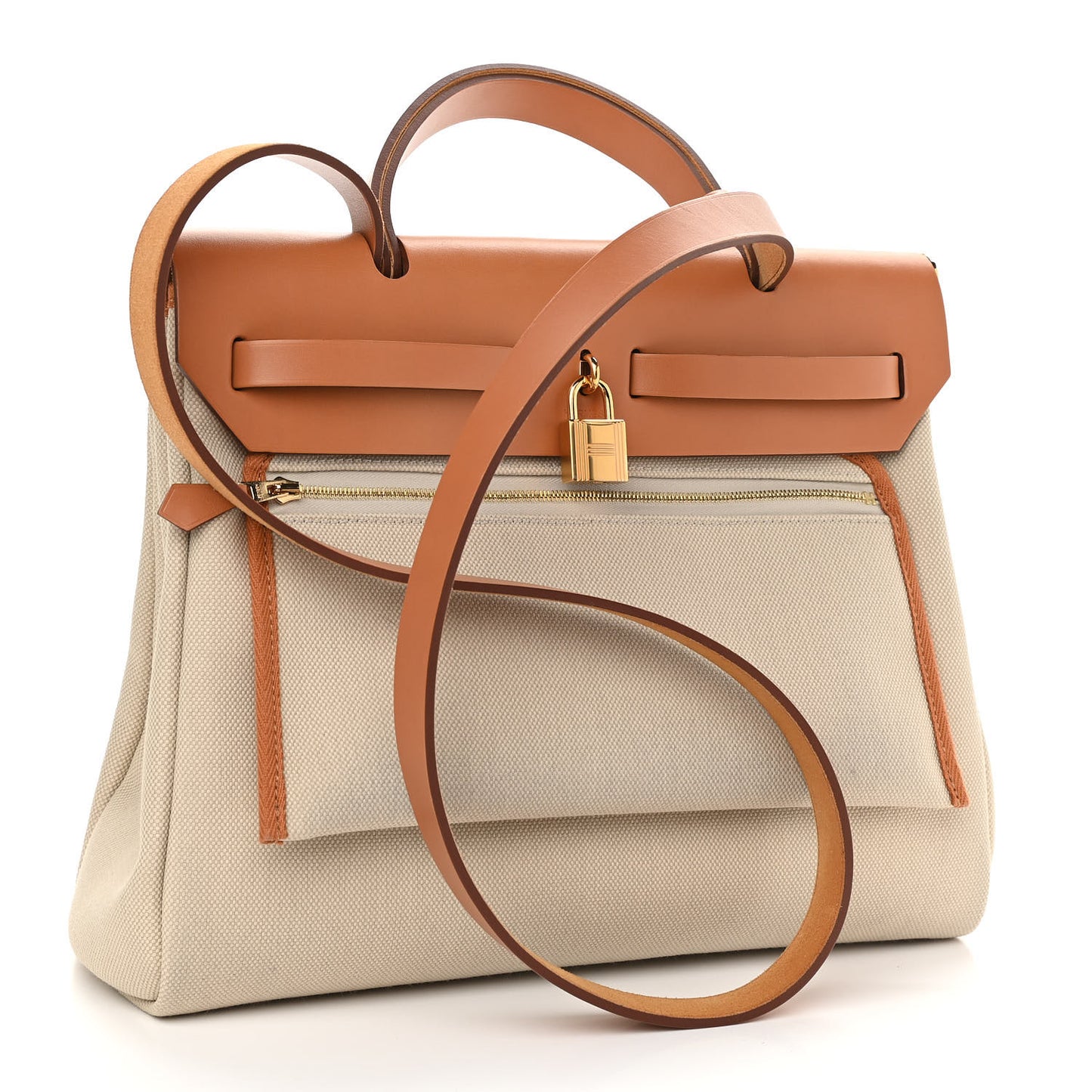 Vache Hunter Toile Herbag Zip 31 PM Trench Gold