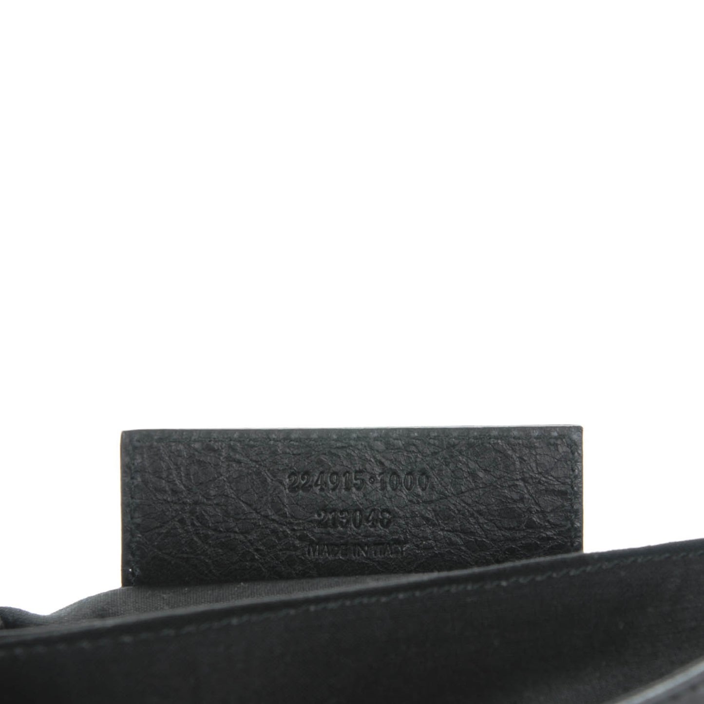 Agneau Classic Hardware Envelope Clutch Black