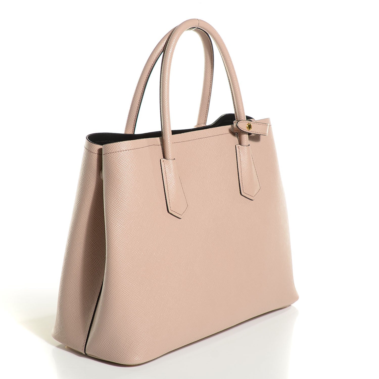 Prada Saffiano Cuir Medium Double Bag Cammeo 3 of 9