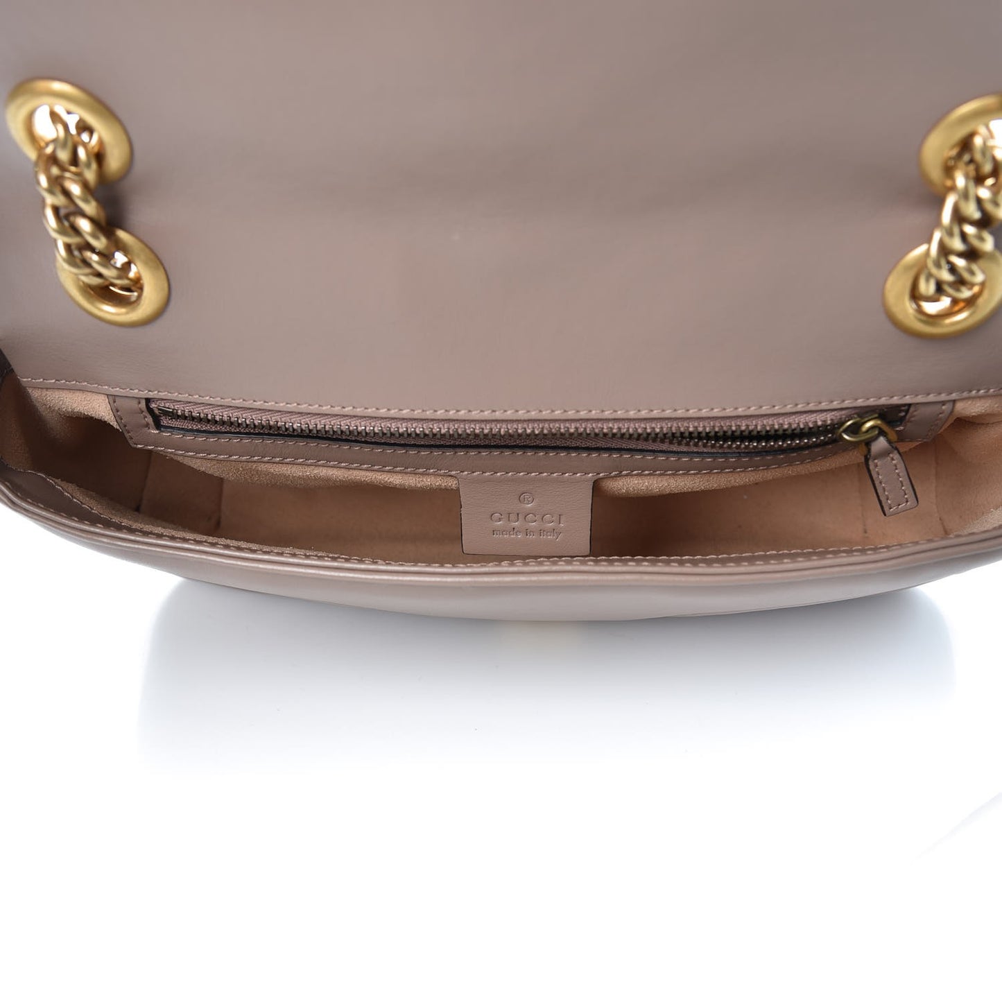 Calfskin Matelasse Small GG Marmont Shoulder Bag Porcelain Rose