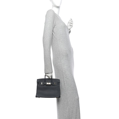 Hermes Togo Birkin 25 Gris Misty 2 of 10
