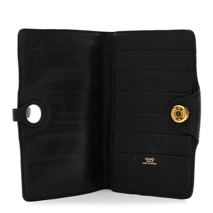 Hermes Togo Dogon Wallet Black 5 of 7