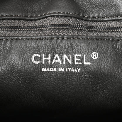 Chanel Aged Calfskin Quilted Large Reissue Camera Case Grey 5 of 10