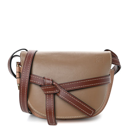 Loewe Calfskin Small Gate Crossbody Bag Taupe 1 of 4