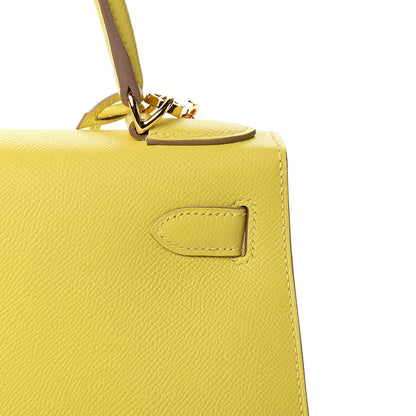 Hermes Epsom Kelly Sellier 28 Lime 35 of 36
