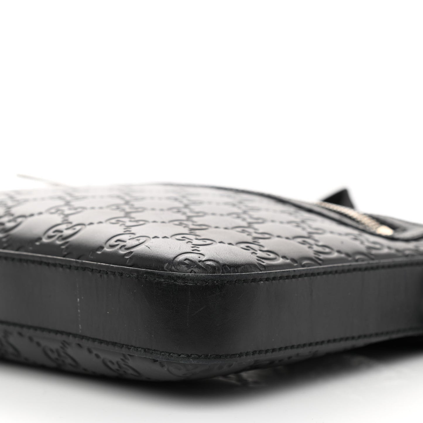 Guccissima Signature Small Messenger Bag Black