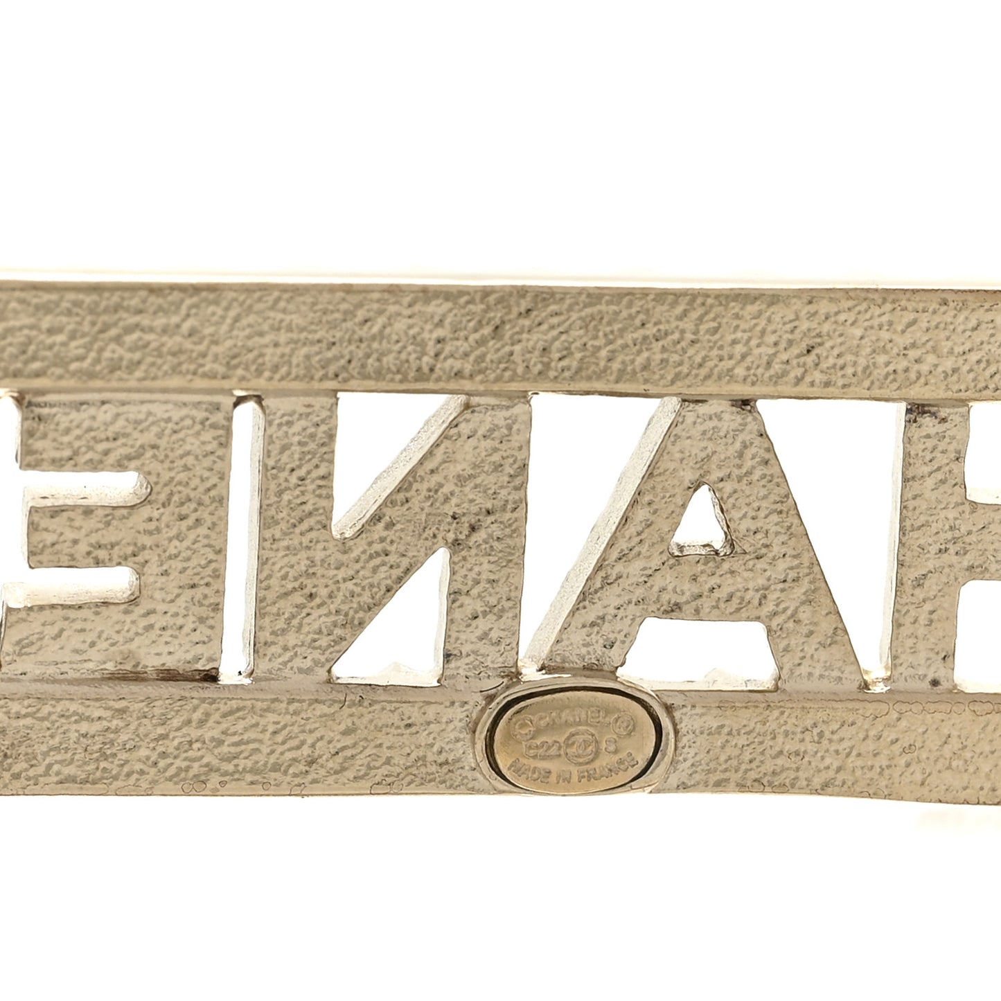 Crystal Logo Hoop Earrings Gold