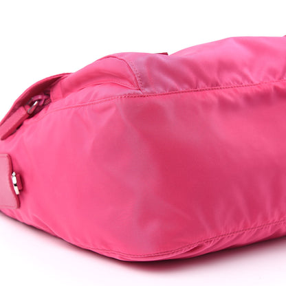 Prada Nylon Vela Sport Messenger Bag Fuxia 8 of 9