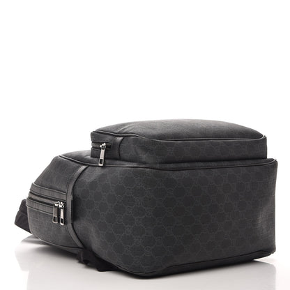 Gucci GG Supreme Monogram Medium Day Backpack Grey Black 4 of 10