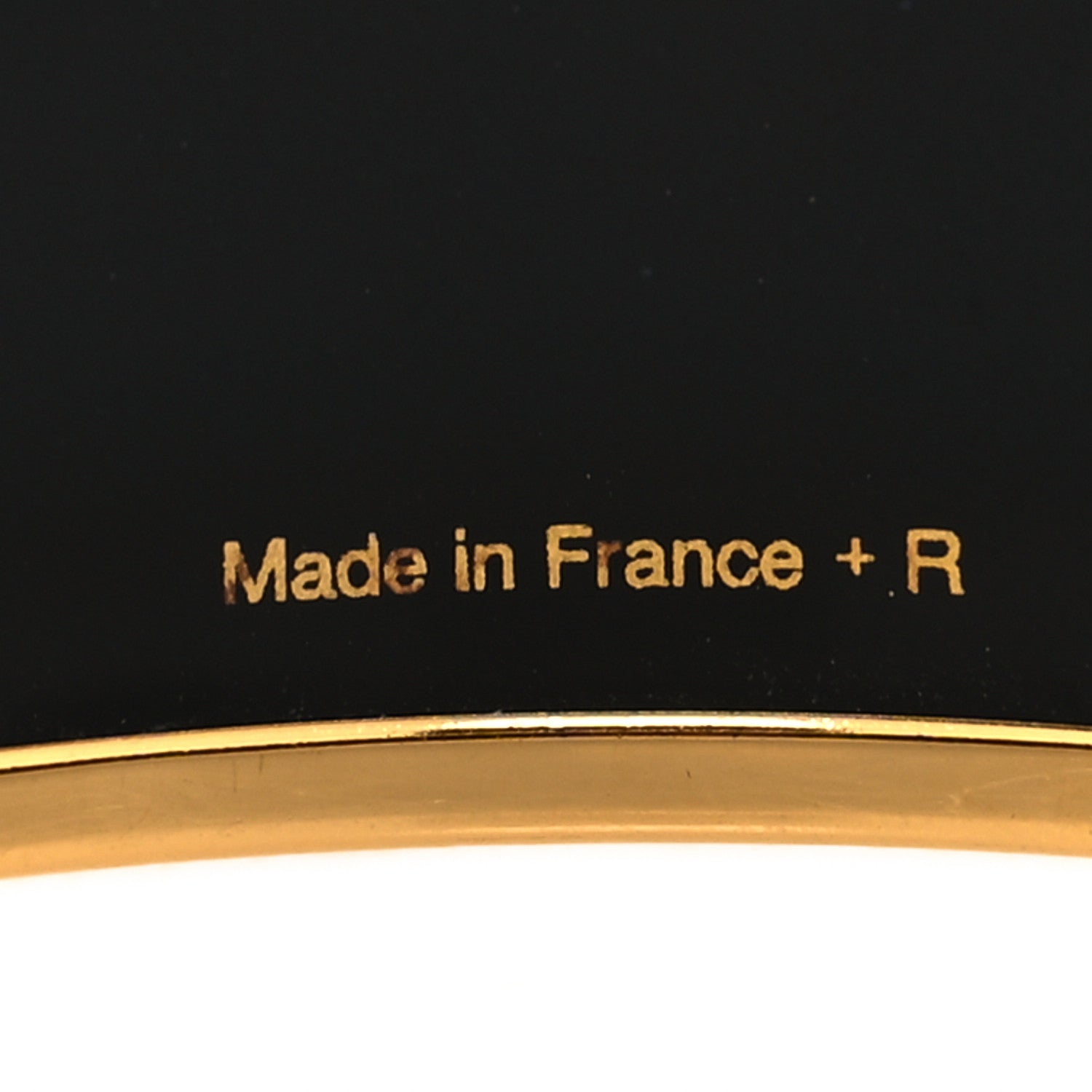 Hermes Enamel Printed Wide Balcons du Guadalquivir Bracelet 62 Gold 5 of 5