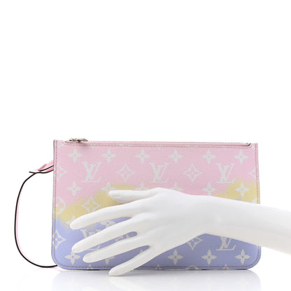 Louis Vuitton Monogram Escale Neverfull MM GM Pochette Pastel 2 of 7