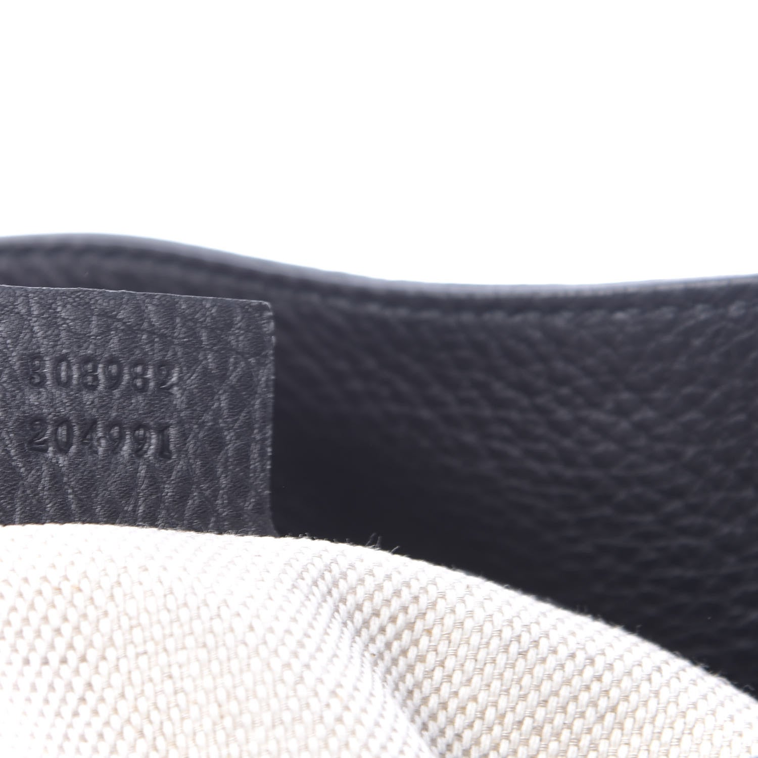 Gucci Pebbled Calfskin Medium Soho Chain Shoulder Bag Black 7 of 10