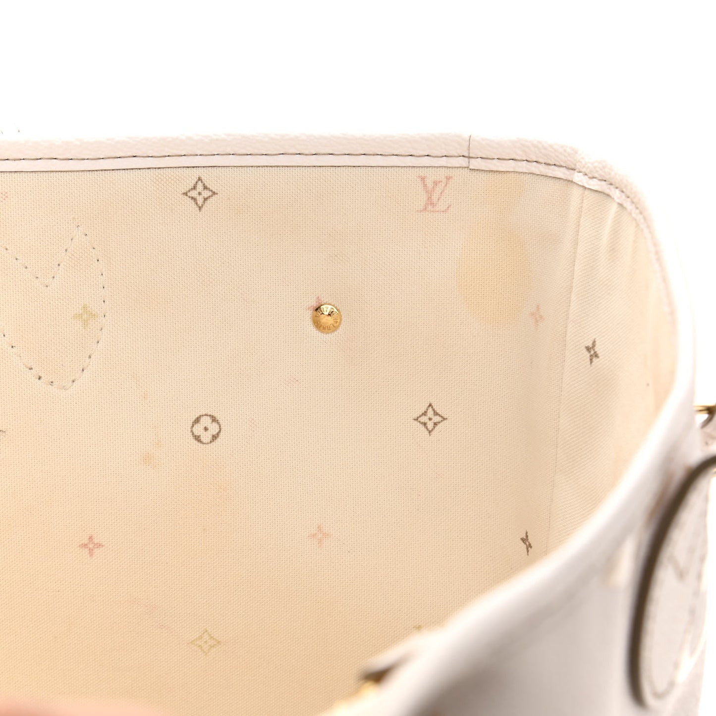 Monogram Giant Spring In The City Neverfull MM Sunset Kaki