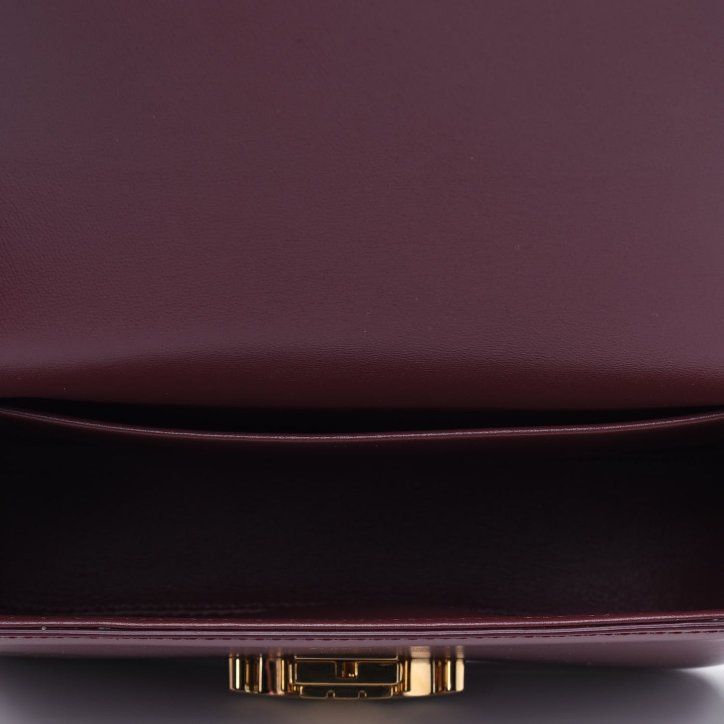 Shiny Calfskin Teen Dark Red Grenat