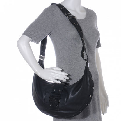 Christian Dior Leather Street Chic Hobo Black 2 of 7