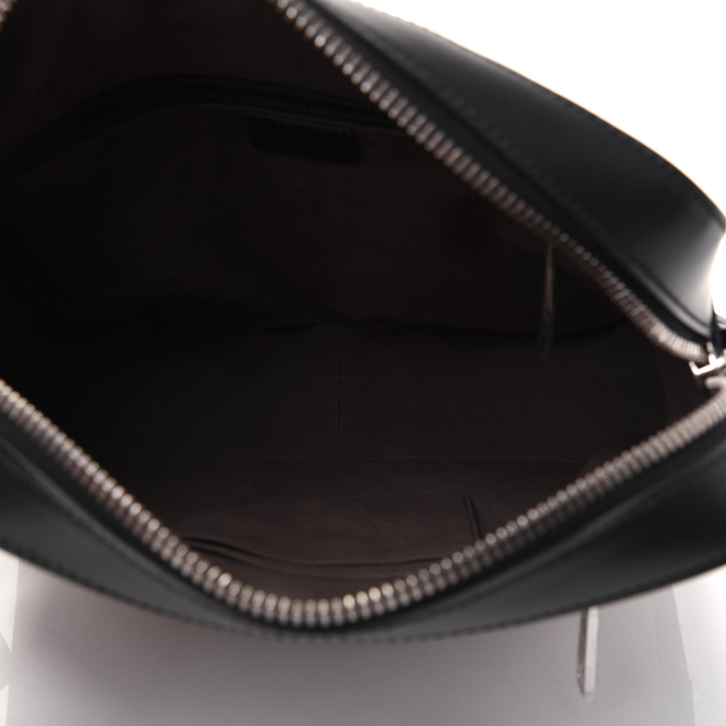 GG Supreme Monogram Flat Messenger Bag Black