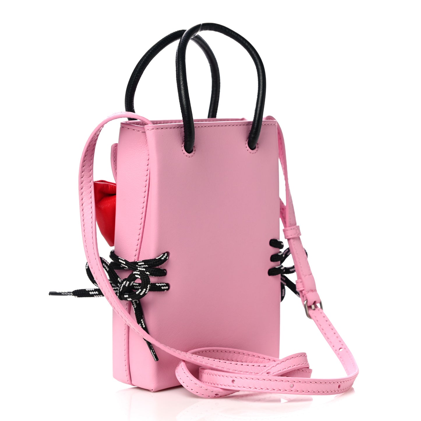 Calfskin Hello Kitty Phone Holder Bag Pink