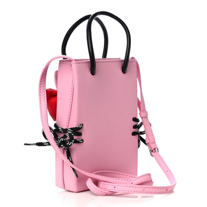 Balenciaga Calfskin Hello Kitty Phone Holder Bag Pink 3 of 10