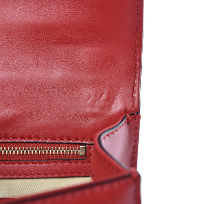 Valentino Garavani Vitello Small Glam Lock Rockstud Flap Red 7 of 7